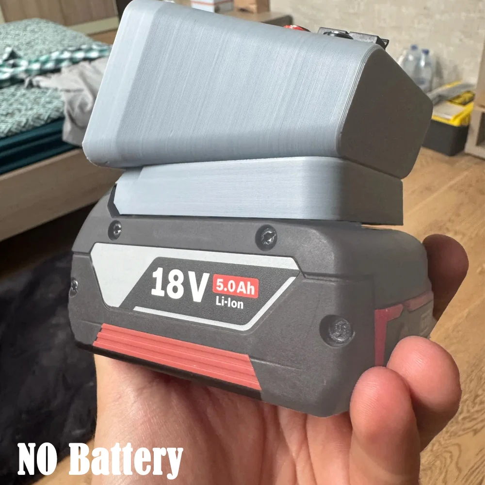 CNC DC-Spannungsstabiles, geregeltes Netzteil, einstellbar für Bosch/Ridgid/Bauer/Craftsman 18V Lithium-Batterie (OHNE Batterie) Image