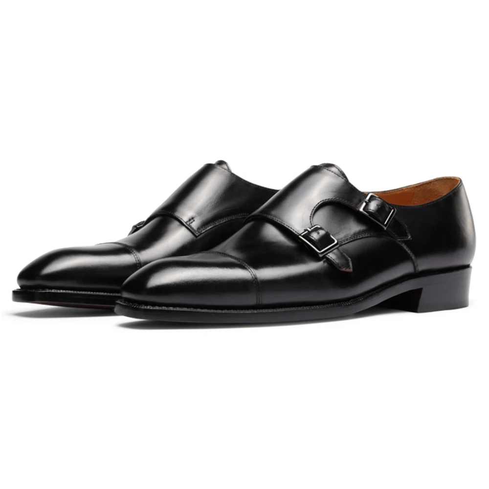 Monk Strap für Herren Formelle Leder Party Hochzeit Designer Schuhe Herren Slip-on Oxfords Anzugschuhe