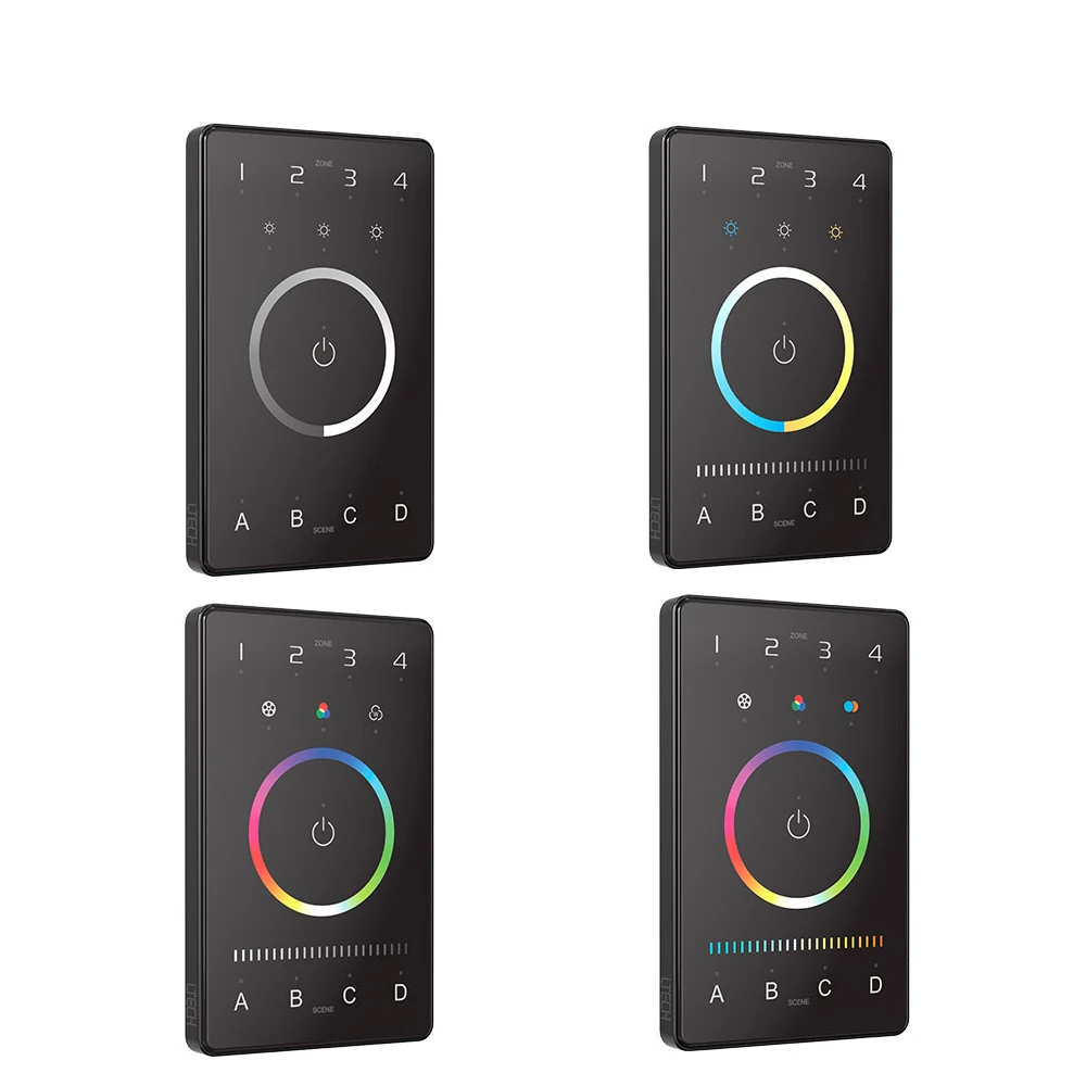 LTECH US Bluetooth DMX Master Controller UB1 DIM UB2 CT UB4 RGBW UB5 RGBWY Touch Panel (Bluetooth Mesh 5.0+ DMX / programmierbar) Image