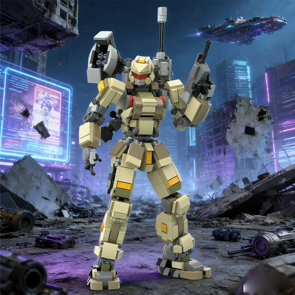 Gobricks MOC Serraphore Mecha Bausteine Modell High-Tech Roboter Serraphore Mecha Bausteine Zusammenbau-Spielzeug Kinder DIY Geburtstagsgeschenk Image