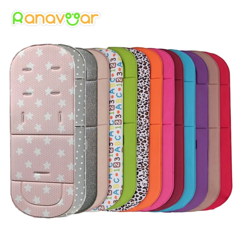 Mode Komfortable Baby Kinderwagen Pad Vier Jahreszeiten Allgemeine Weiche Sitzkissen Kind Warenkorb Sitz Matte Kinder Kinderwagen Kissen Für 0-24M Image