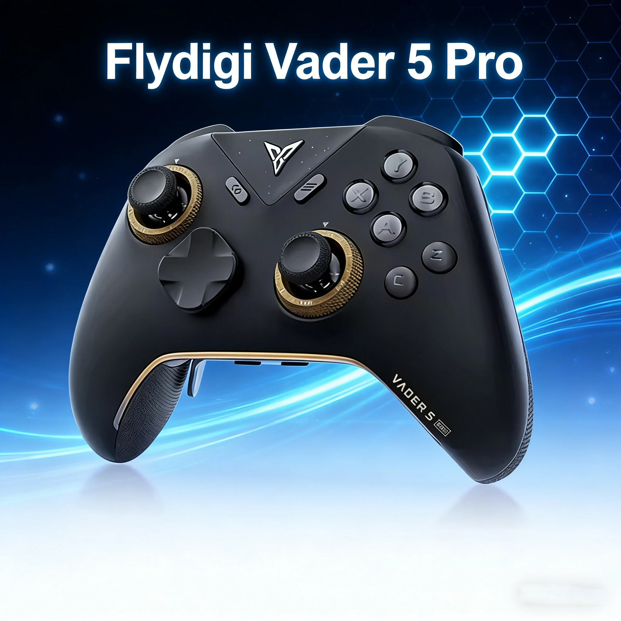 Flydigi Vader 5 Pro Gamepad mit Hall-Rocker, sportlichen Vibrations-Triggern und Gaming-Controller für NS, Mobile, TV und PC Image