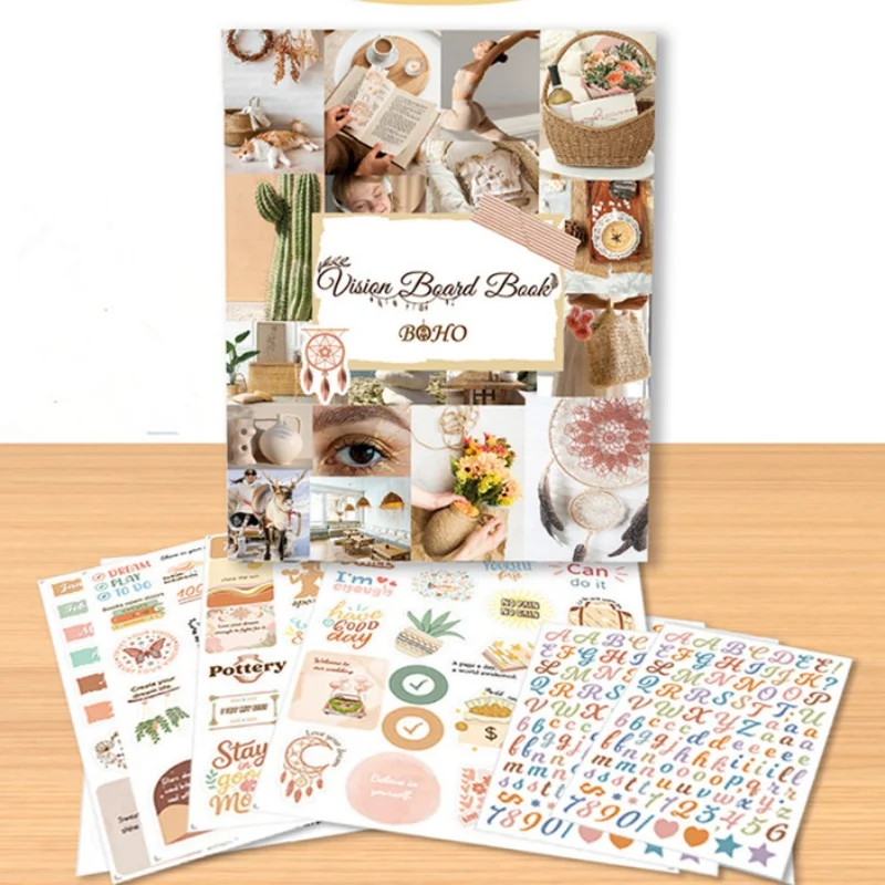 Craft Your Dream Journal: Ein DIY-Sticker und Grafik-Scrapbook zur Erfassung persönlicher Sichttafeln und ideale Momente des Lebens Image
