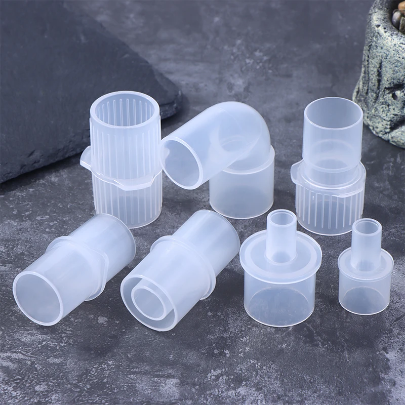 1 Stück 15 mm bis 22 mm gerader Stecker Anästhesie Atemschaltung Wellensystem PP-Material Veterinärwerkzeug Image