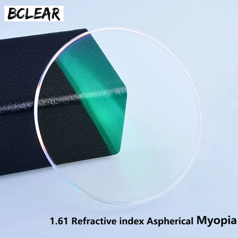 KLAR 1,61 Index Harzlinsen Optische Linse UV400 Reflektierende Beschichtung Linse Optische Gläser Brillen für Myopie Kurzsicht Image