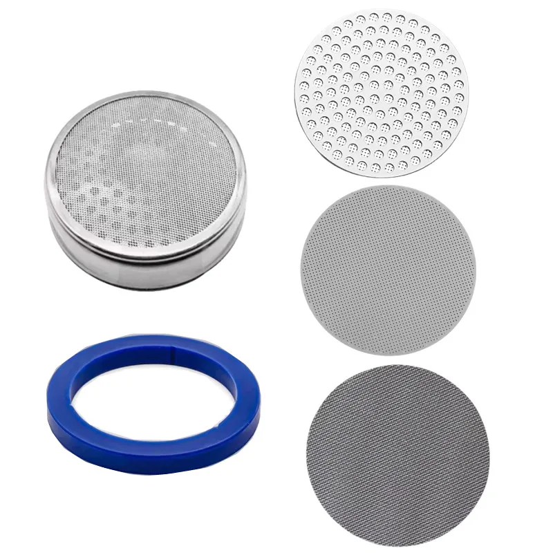 Für Expobar/ROCKET Kaffeemaschinen: Brühkopf-Duschsieb, Silikondichtung, Espresso-Puck-Sieb für E61-Brühköpfe Image