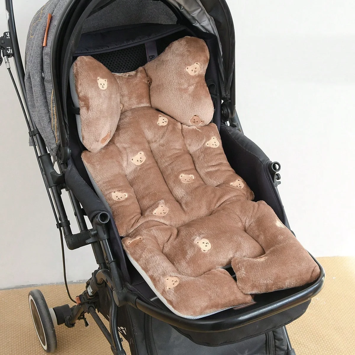Kinderwagen Baby plus Samtkissen Stickerei vier Jahreszeiten universelles weiches dickes Kissen Image