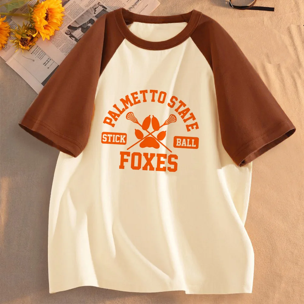 All for the Games Palmetto State Foxes T-Shirt Teen Kawaii Hip Hop 80er Retro Punk Shirt Universität 2000er Gothic Popkultur