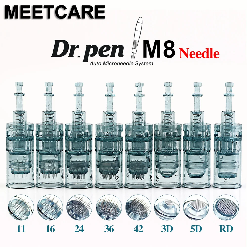 M8 Patronen für M8 Dr Pen Bajonett Micro Ersatznadeln Derma Microneedling Pen 11pin 16pin 36pin 42pin 3D 5D Nadel Image