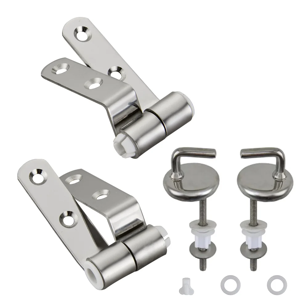 Edelstahl Wc-sitz Scharnier Flush Wc Abdeckung Montage Anschluss Wc Deckel Scharnier Montage Armaturen Ersatzteile