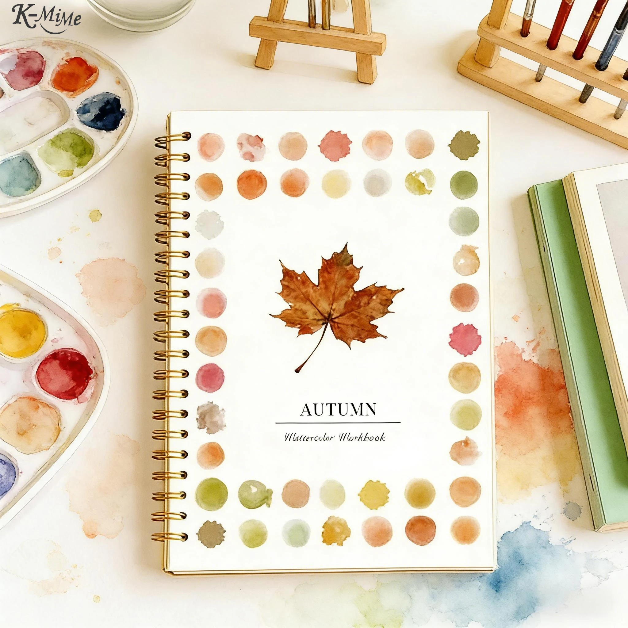Aquarell-Arbeitsbuch, Malbuch zum Zeichnen Image