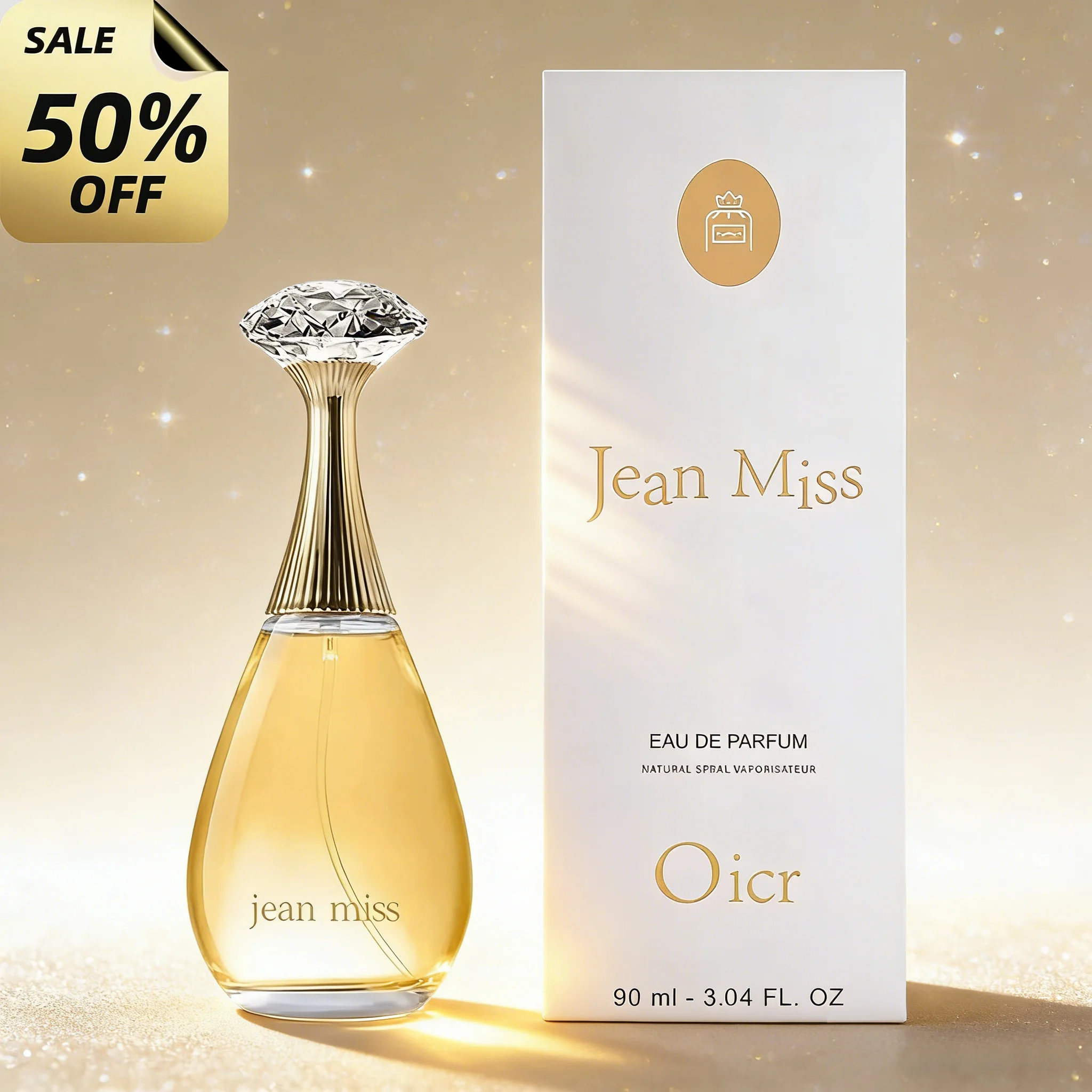 90ML Langanhaltendes Unisex-Parfüm, Eau de Parfum Spray, leichter, frischer Duft für Damen & Herren