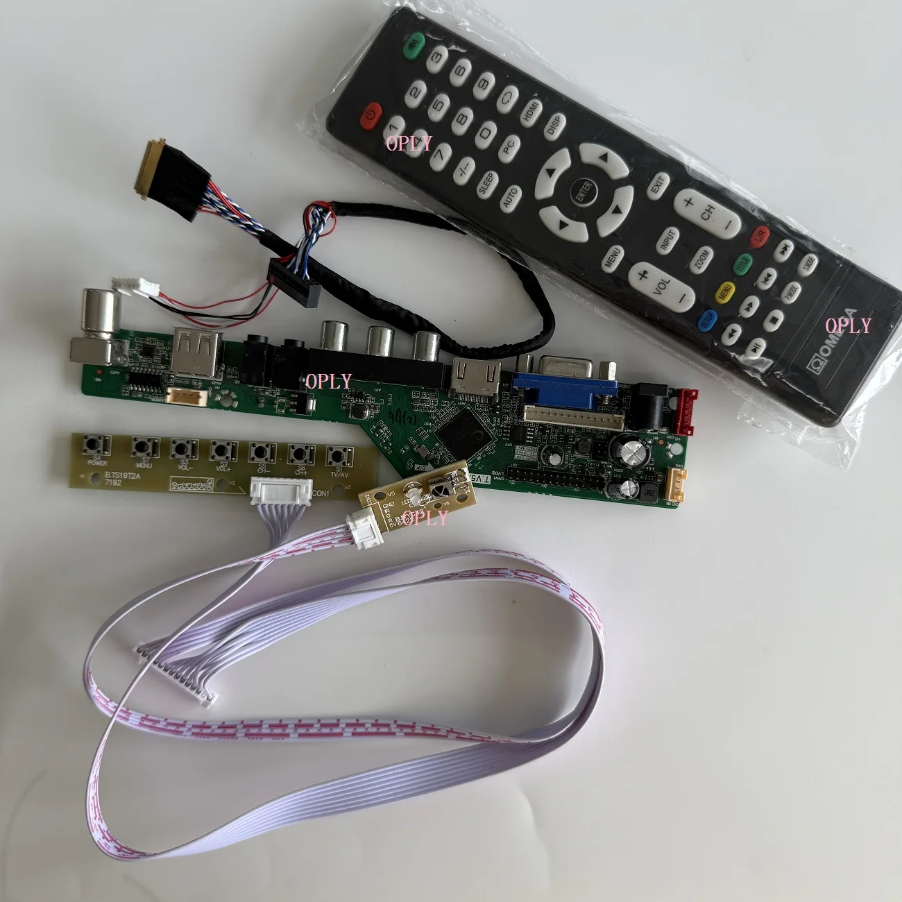 TV-Analog-Kit DIY LVDS 40-Pin-Treiber-Controller-Board passend für LP173WD1 CLAA173UA01A 1600*900 LCD 17,3 Zoll Laptop-Matrix USB AV HDMI VGA Image