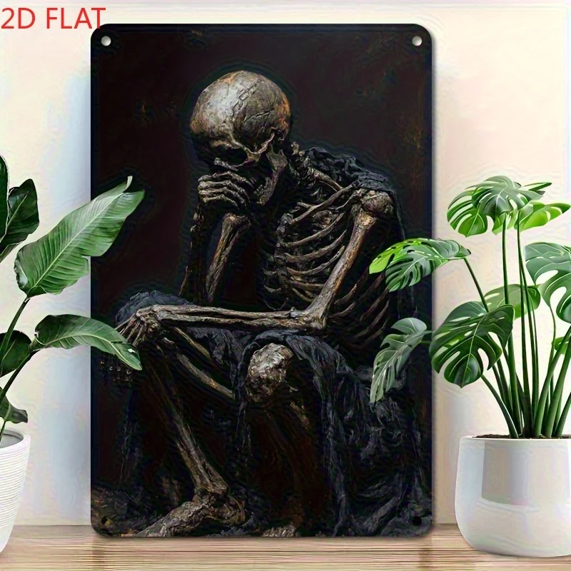 {} Home Decor Products – Halloween Retro Metall Eisen dekorative Beschilderung – Halloween, Weihnachten, Geburtstagsparty-Geschenke – geeignet f Image