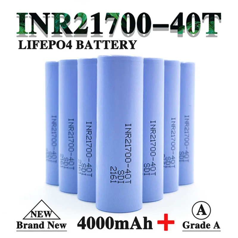 Roza Cinnie-Original Li-Ionen-Akku 21700 4,0 Ah 30 A 3,7 V Hochentladungs-/Akku mit großer Kapazität 4000 mAh INR21700-40T Image