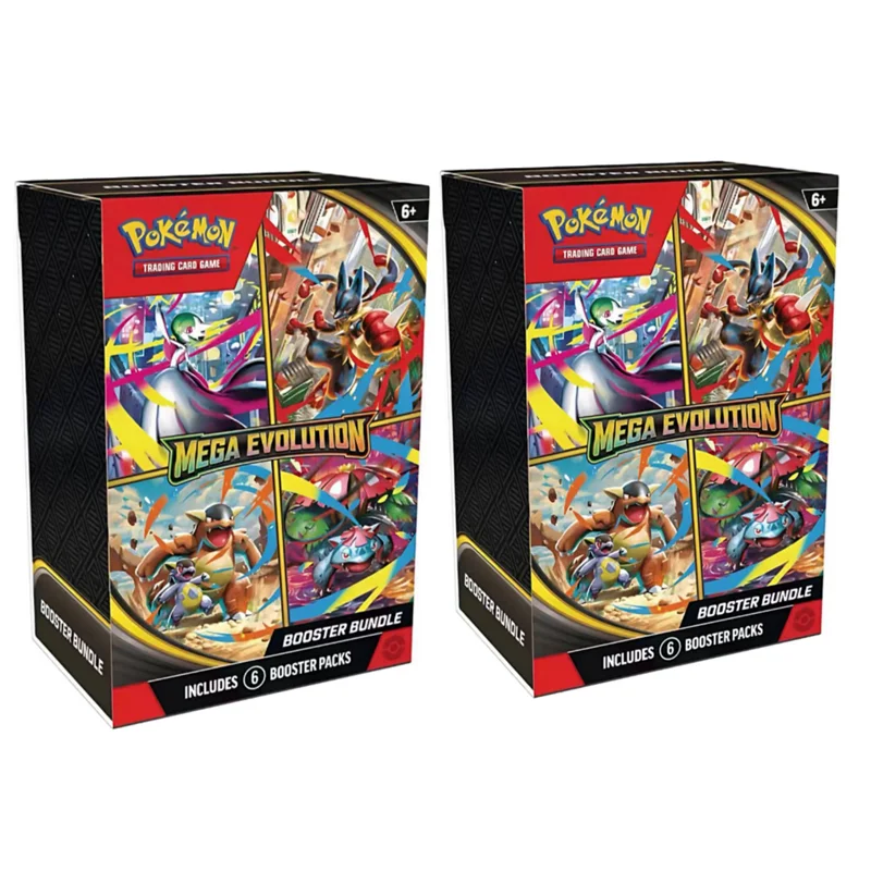 Pokemon PTCG Englisch Mega Phantasmal Flames MEGA EVOLUTION Booster Bundle Version ME01 02 Trainer Box Sammelkarten Image