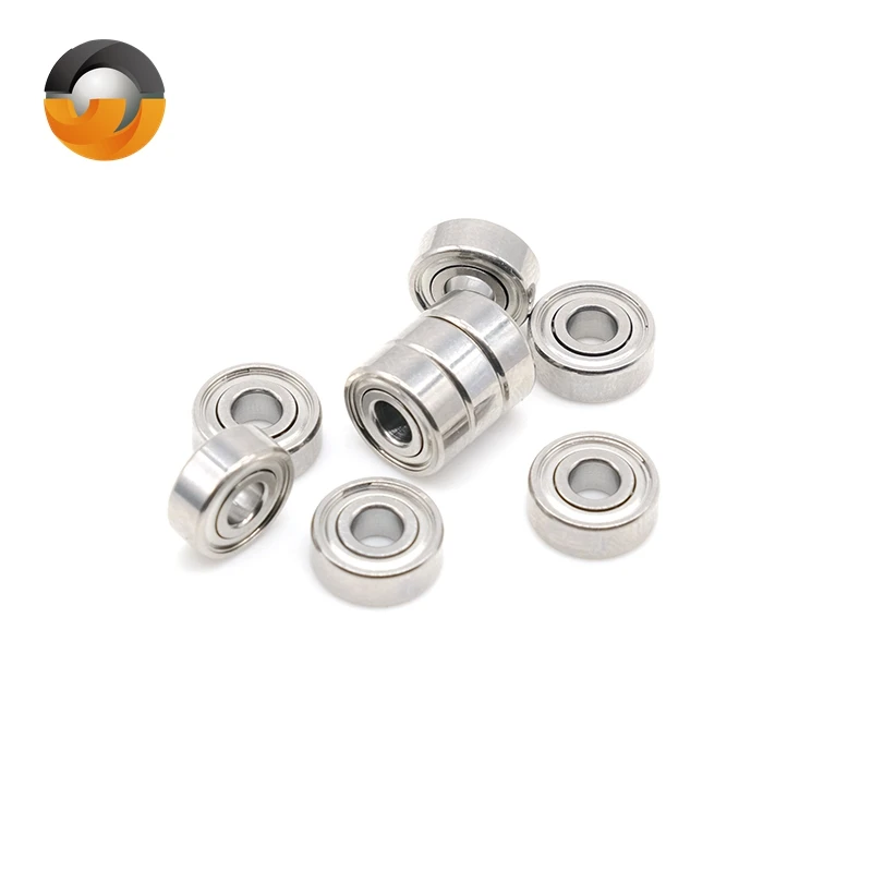 Abgeschirmte Metalllager aus Edelstahl SMR105ZZW3, abgedichtetes Lager 5 x 10 x 3 mm ABEC-9 für Mini-Motoren, 3D-Drucker und Präzisionsspielzeug Image