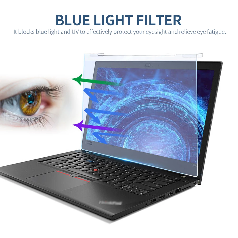 Laptop-Displays chutz folie hängen blaues Licht blockiert Anti-UV-Film mit hoher Durchlässigkeit für 12.5 "13.3" 14 "15.6'' 17.3 "Laptop 16:9 Image
