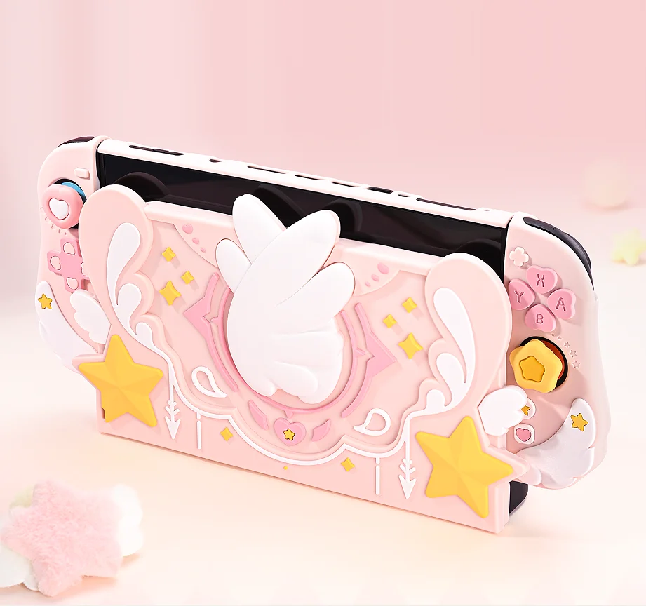 Silikon TV Dock Ladegerät Ständer Schutz Für Nintendo Schalter 2 Spielkonsole Fall Joycon Hand Grip Shell Thumb-Stick Kappe Abdeckung Image