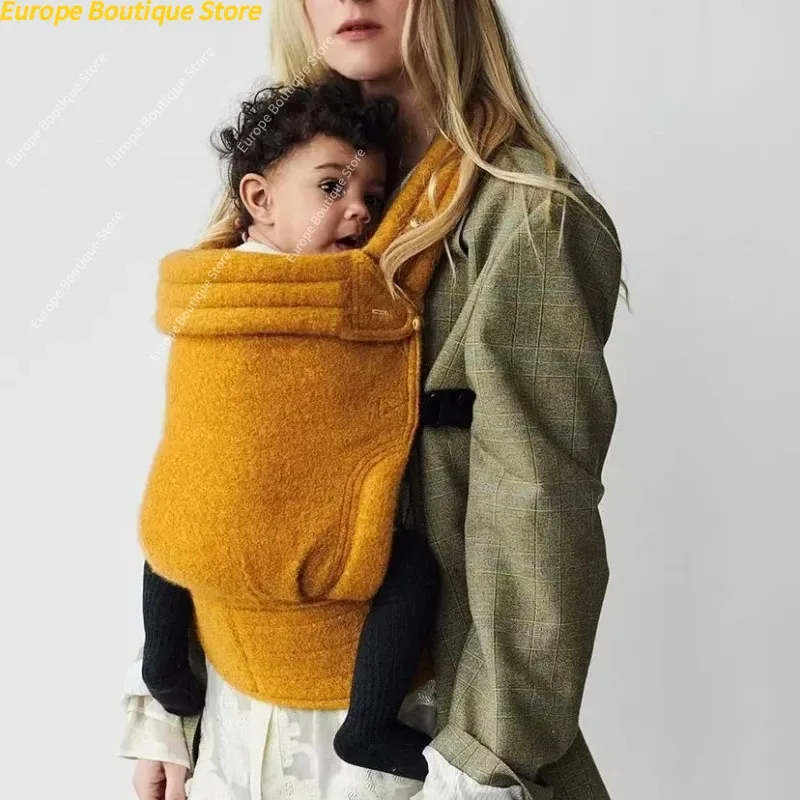 Ein Baby-Doppel-Schultergurt für vier Jahreszeiten, Baby-Rückenhandtuch, das Artefakt hält, Kinder-Rückentasche, Taillenhocker Image