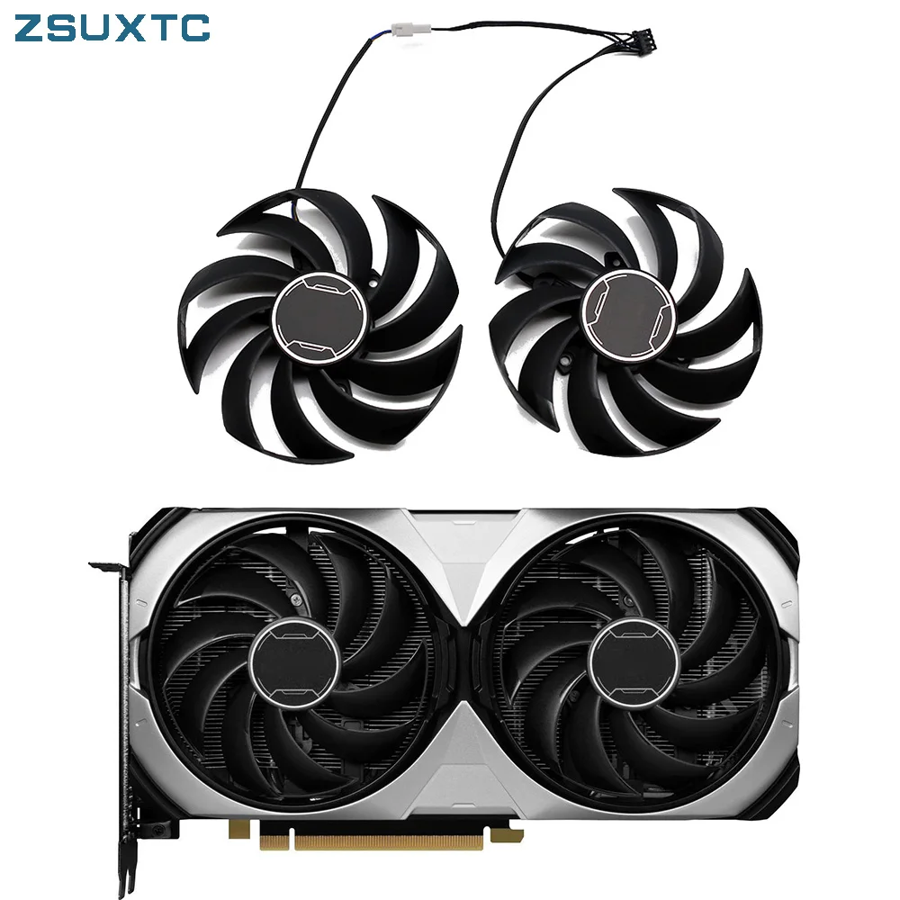 95 mm PLD10010S12HH RTX4070 GPU-Lüfter für MSI-Spiele GeForce RTX 4070 4070Ti Super Ventus 2X Grafikkarten-Lüfter Image
