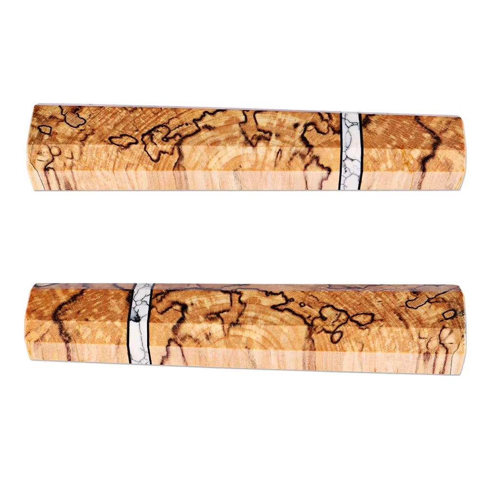 Messermaterial aus Damaststahl, Küchenmessergriff, japanischer klassischer achteckiger Messergriff für selbstgemachte halbfertige handgefertigte Werkzeuge Image