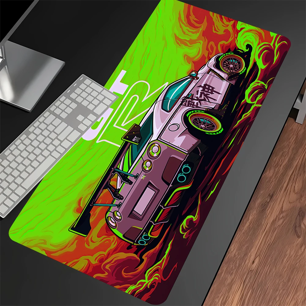 Racing Car Mouse Pad Computer Gamer Office Large Anime Mousepad Gaming Keyboard Pads Deskmat Rubber Table Carpet XXL Mouse Mat