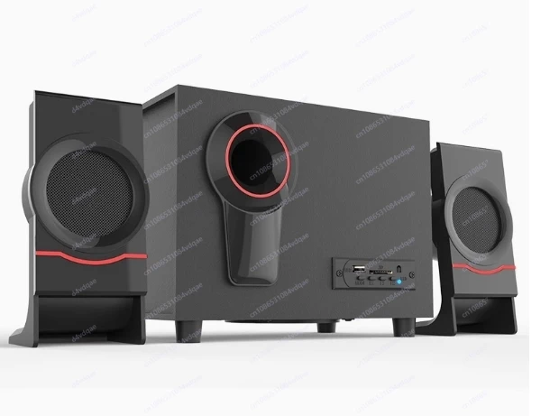 Caisson de basses multimédia en bois, combinaison Active pour ordinateur, haut-parleur Bluetooth, carte USB, TV Mobile, ordinateur portable, théâtre à domicile