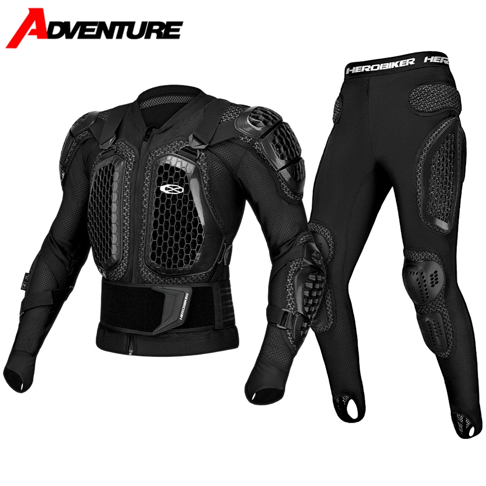 Armure de Moto veste de Moto armure Moto armure complète vestes pantalons Motocross Enduro équitation équipement de protection de Moto