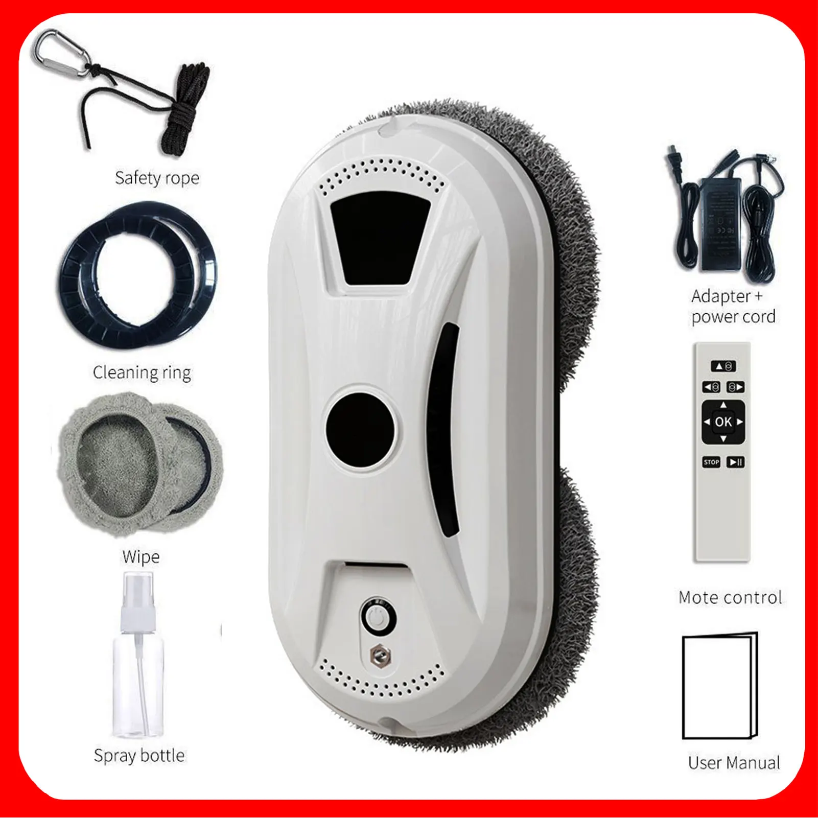 2026 Robot nettoyeur de vitres, robot nettoyeur ultra-fin, robot nettoyeur de vitres, robot nettoyeur de vitres