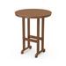 POLYWOOD® Round Farmhouse Bar Table Wicker/Rattan in Brown | 42 H x 35.13 W x 35.13 D in | Outdoor Furniture | Wayfair RBT236TE