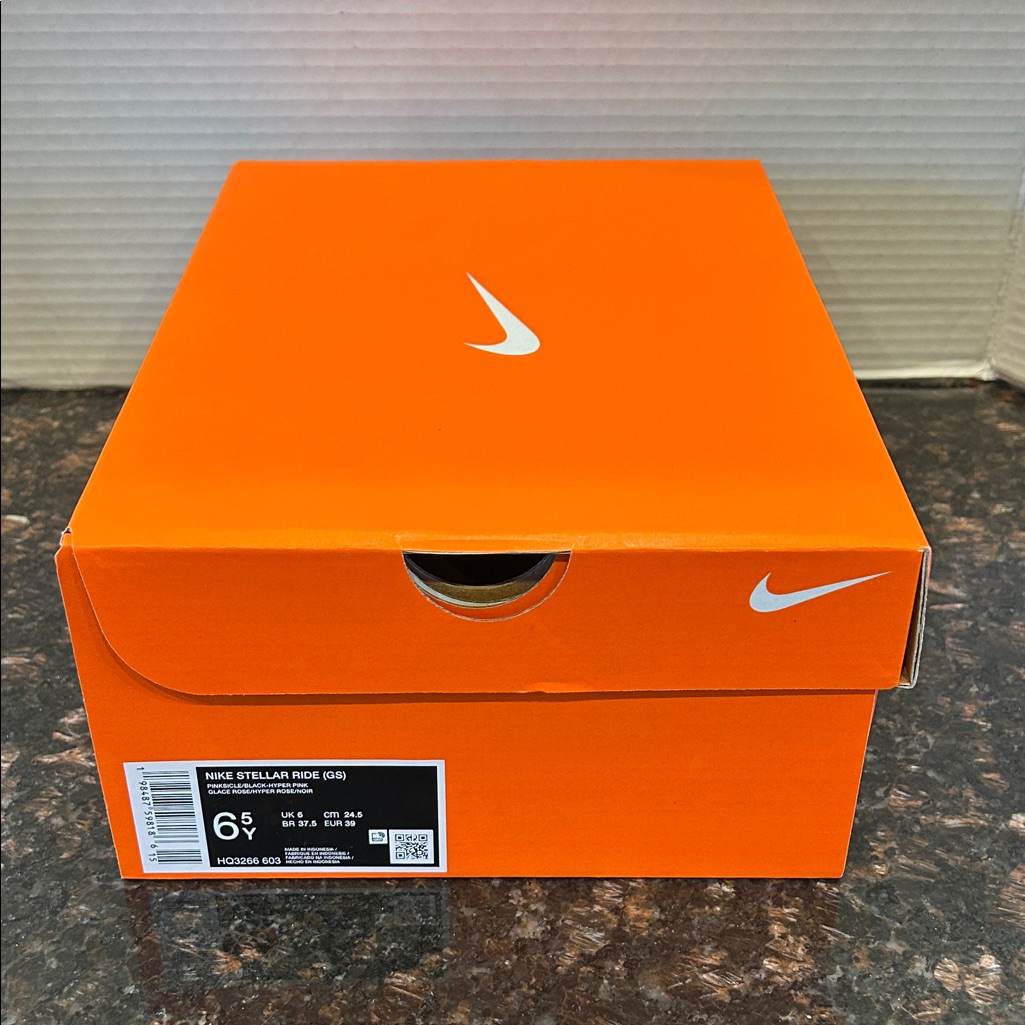 Nike Other | Empty Nike Orange Box 6.5y (Nike Stellar Ride) | Color: Orange/White | Size: 6.5y