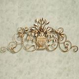Urna Toscana Wall Grille Aged Gold , Aged Gold