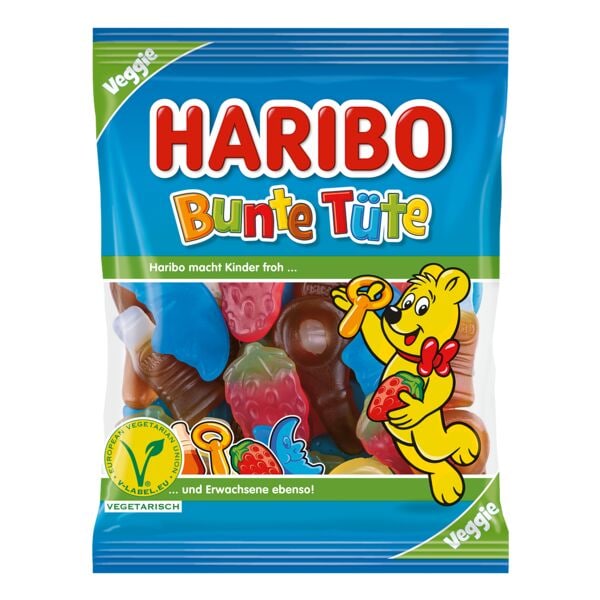 Haribo Fruchtgummi »Bunte Tüte« 175 g vegetarisch Image