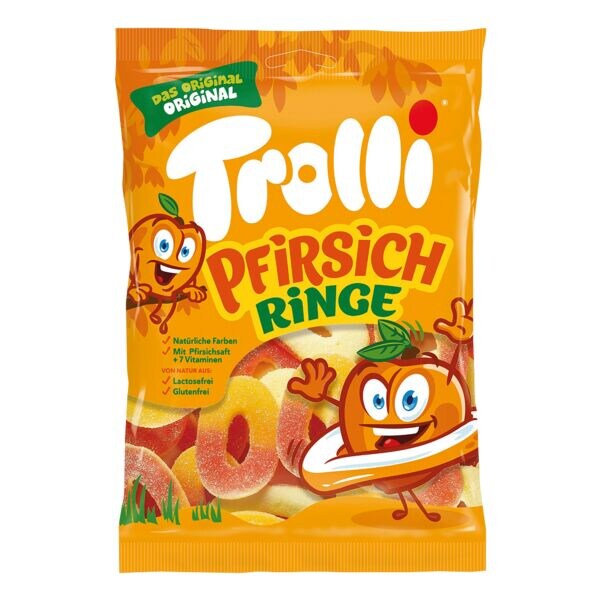 Trolli Fruchtgummi »Pfirsichringe« 150g Image