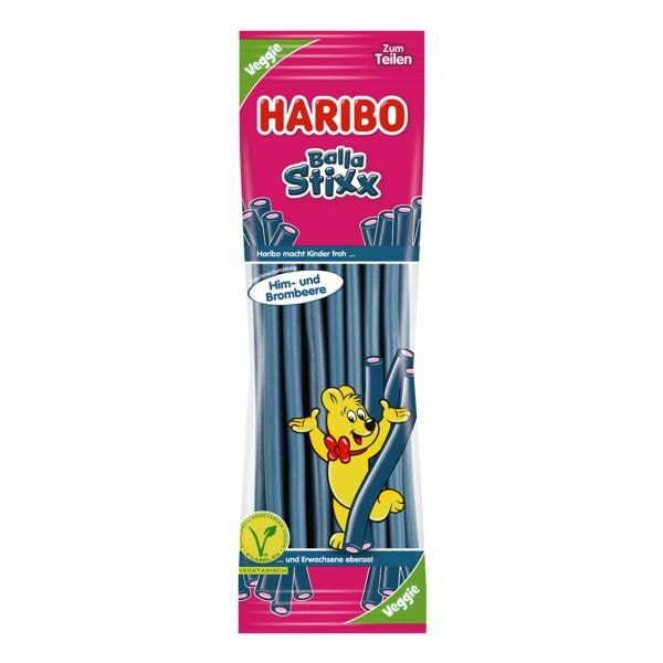 Haribo Fruchtgummi »Balla-Stixx Himbeere« veggie, 200 g Image