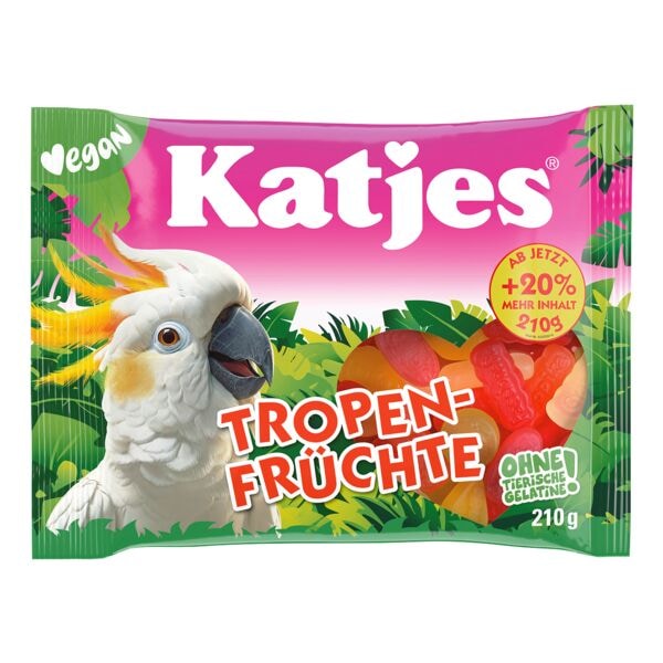 Katjes Fruchtgummi vegan »Tropenfrüchte« 210 g Image