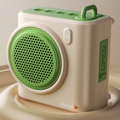 Mini enceinte Bluetooth TWS, petite enceinte portable en métal au style rétro, avec un son puissant et agréable, idéale pour le bureau.