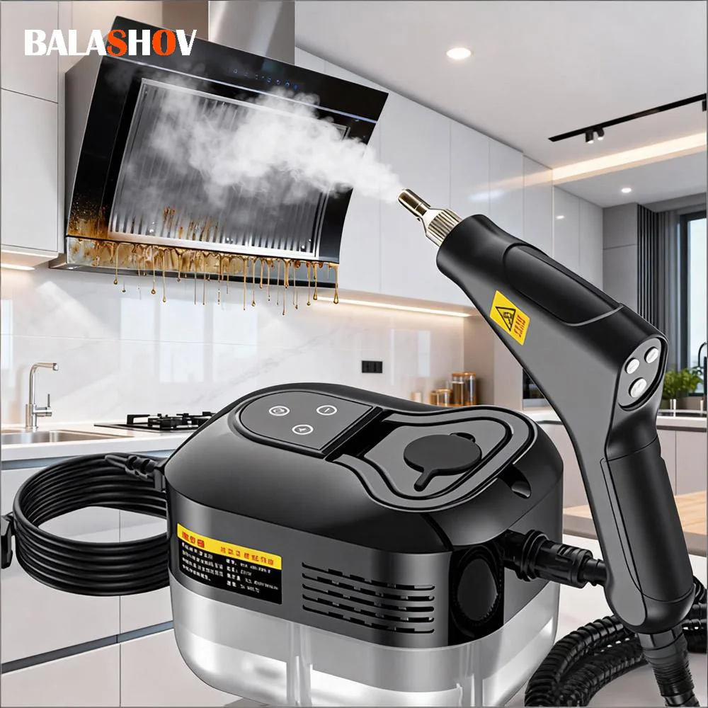 EU Dampfbedampfer Tragbare Hochtemperatur-Sterilisationsmaschine mit Druckstrahlreiniger für Haus, Auto, Küche, Klimaanlage Image