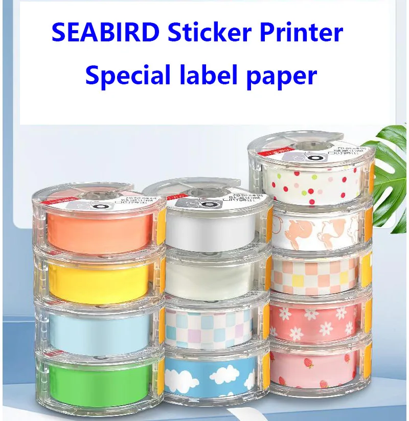 SEABIRD Aufkleber Drucker Spezielle label papier Thermische Label Drucker Schnelle Druck Heimgebrauch Büro Drucker Aufkleber Drucker Image