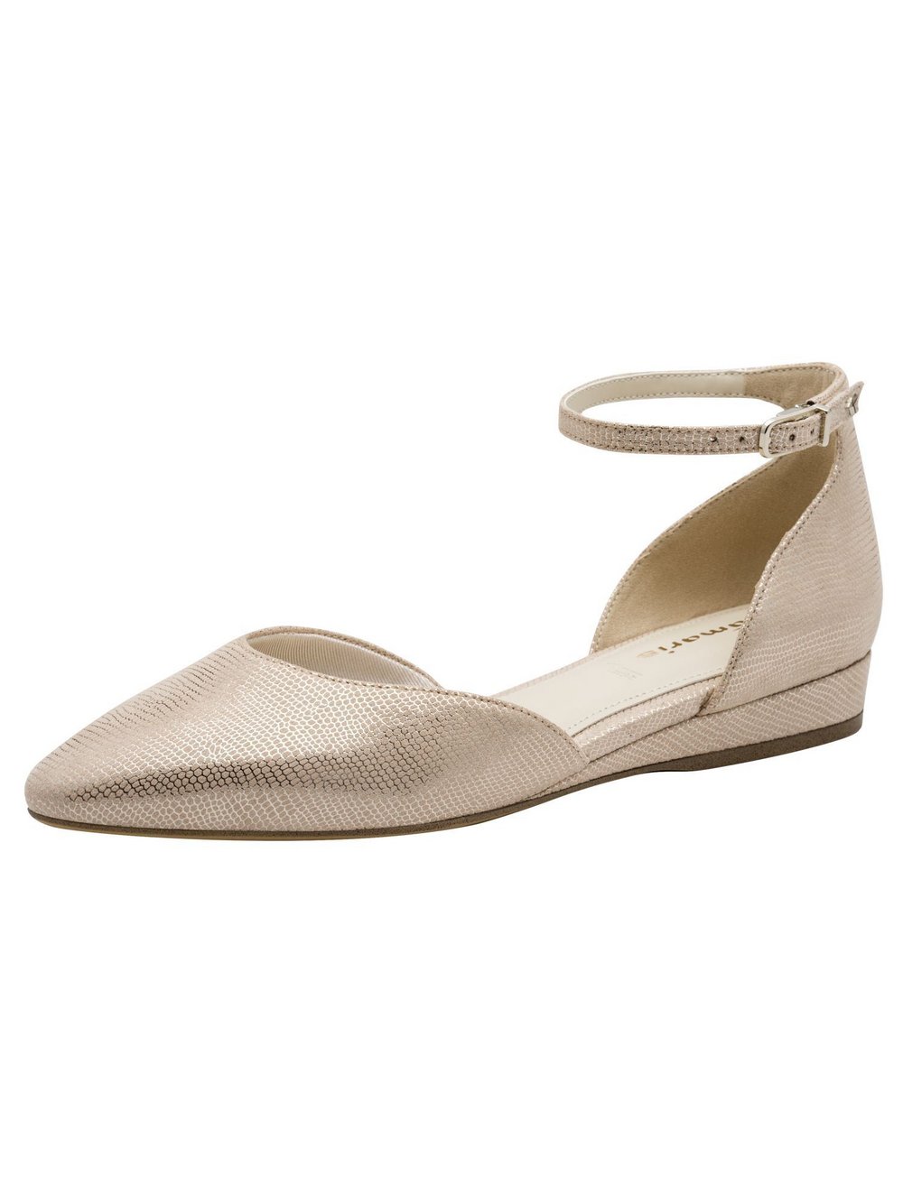 Tamaris Ballerina Damen silber, 37 Image