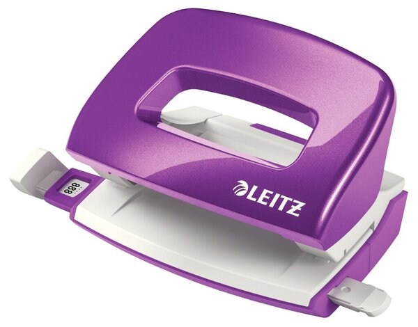 LEITZ Locher WOW Mini NeXXt violett, Stanzleistung: 10 Blatt, mit Anschlagschiene Image