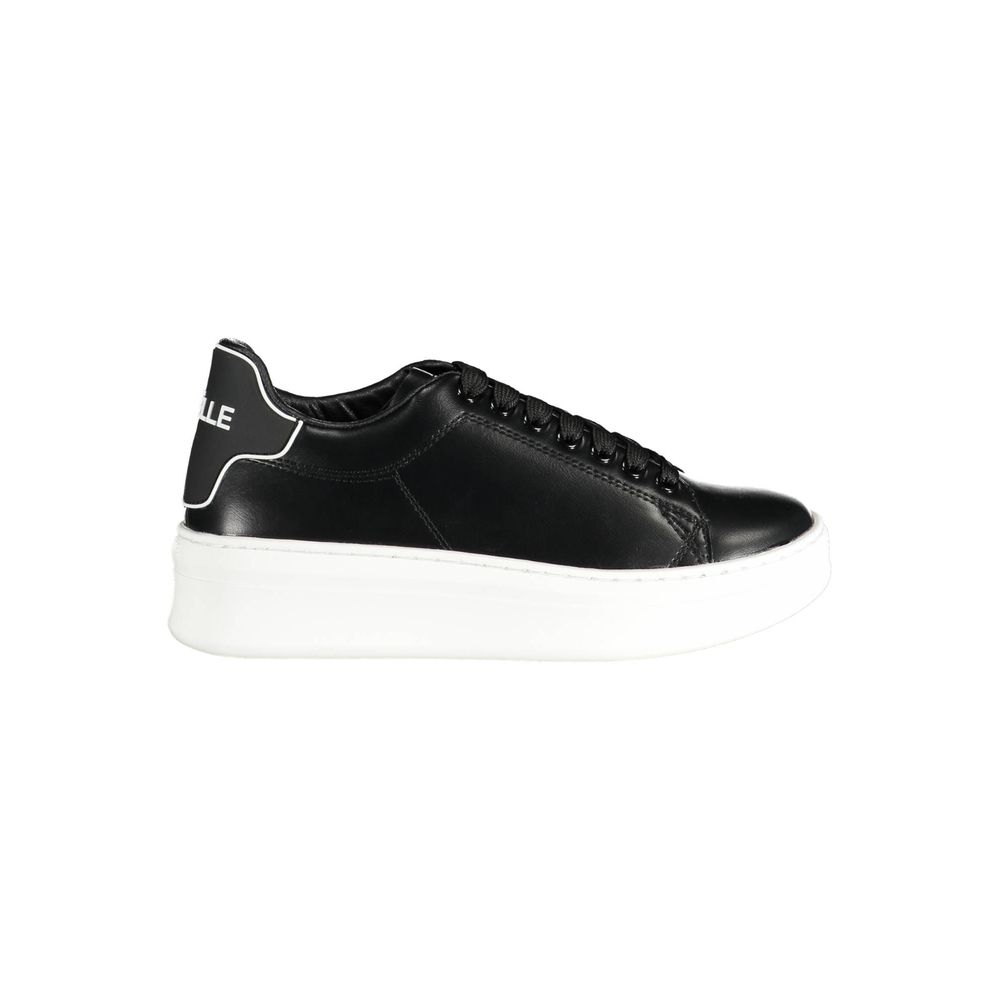 Gaelle Paris Schwarze Polyurethan Damen Sneaker