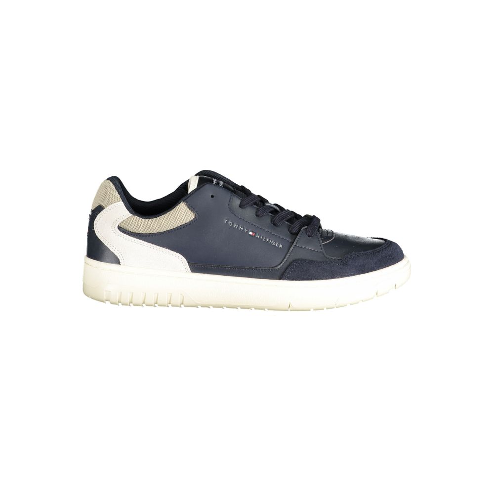 Tommy Hilfiger Blaue Polyurethan Herren Sneaker