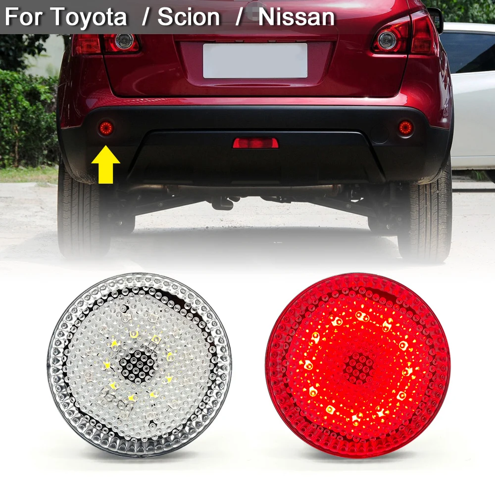 LED paraurti posteriore riflettore spia retromarcia luce freno per Toyota Corolla Sienna Scion IQ xB Nissan Qashqai Juke x-trail