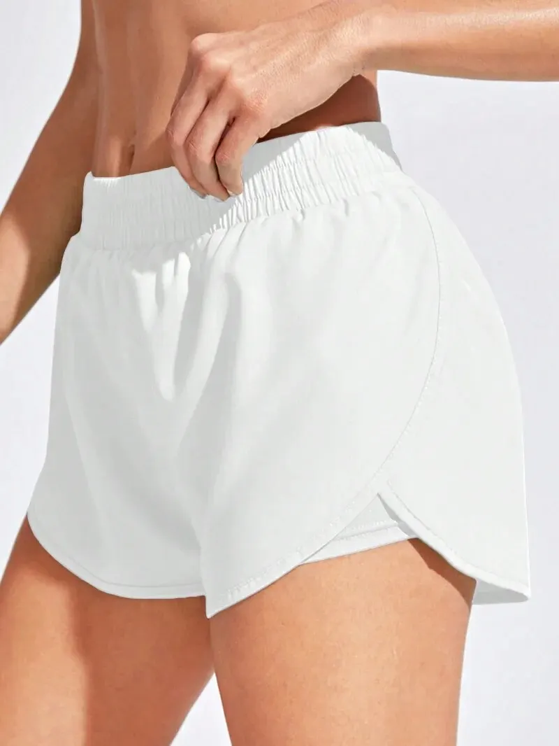 Shorts de yoga pour femmes, leggings élastiques pour la course à pied et l'entraînement, shorts de sport pour dames, vêtements de sport