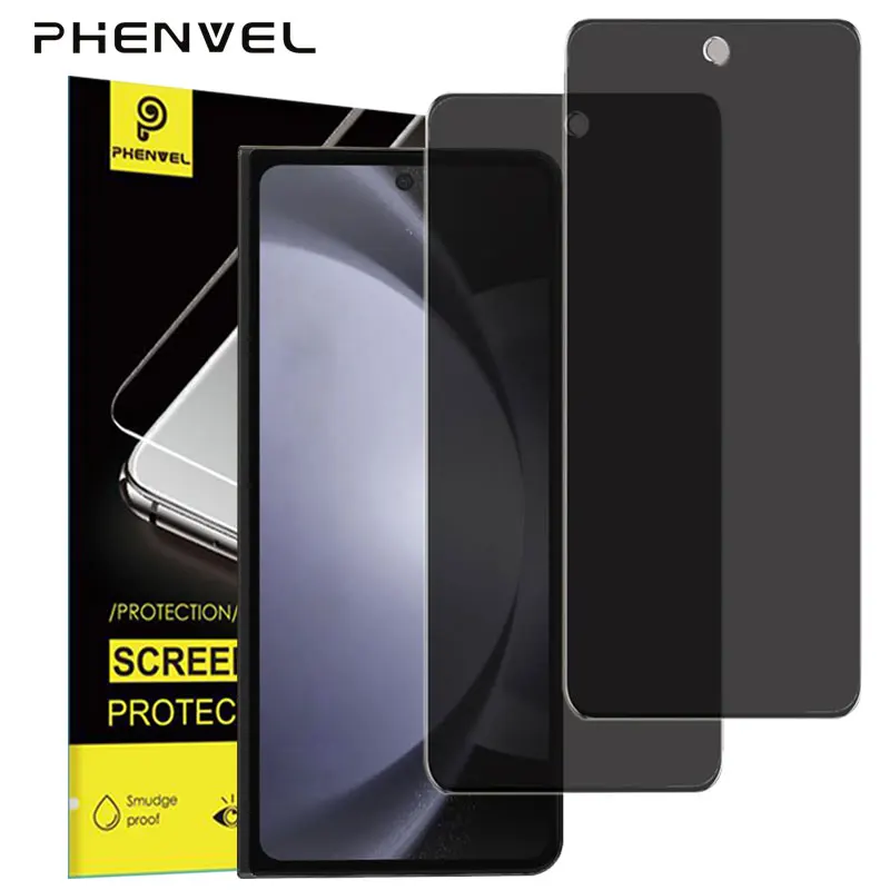 Protezione dello schermo privacy per Samsung Galaxy Z FOLD 5 6 Vetro temperato anti-spia per Galaxy Z Fold 4 5 6 3 Vetro protettivo trasparente