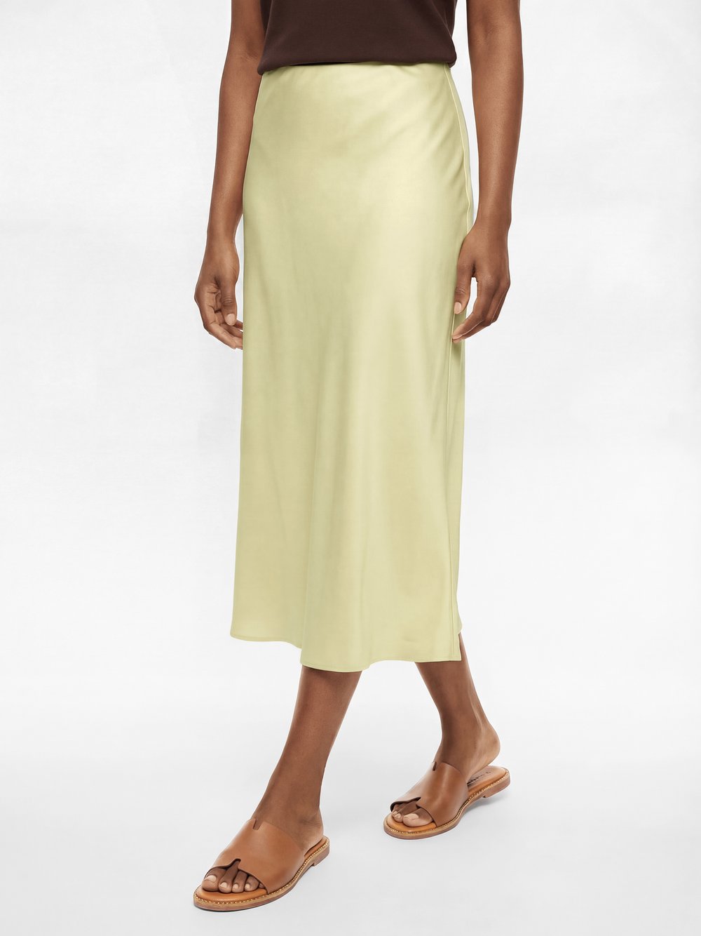 Marie Lund Midirock Damen vanille, L