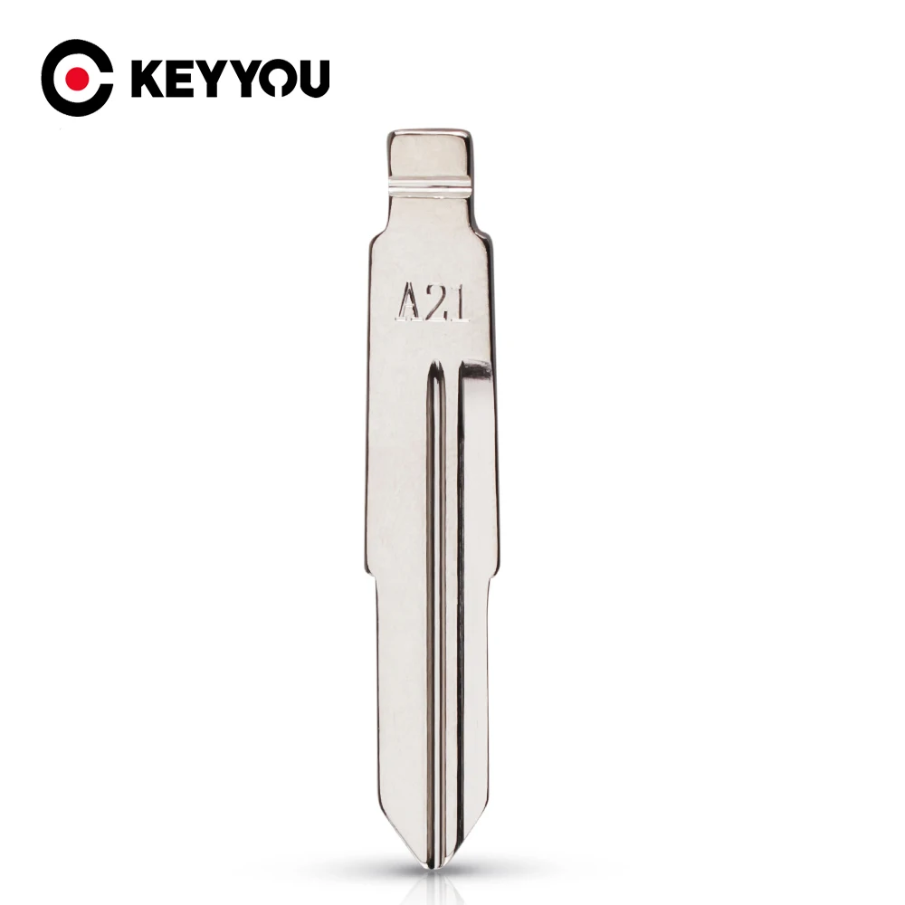 KEYYOU 84 # lama per chiave non tagliata in metallo modificata Flip sostituzione chiave per auto lama per Shell per Chery A21 chiave per vibrazione No.84 lama per chiave per auto vuota