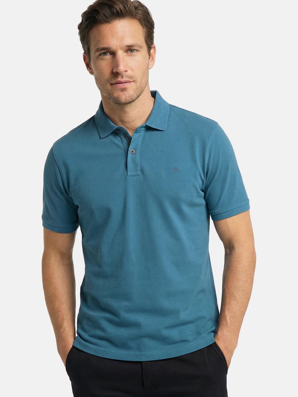 CASAMODA Poloshirt Herren petrol, M Image